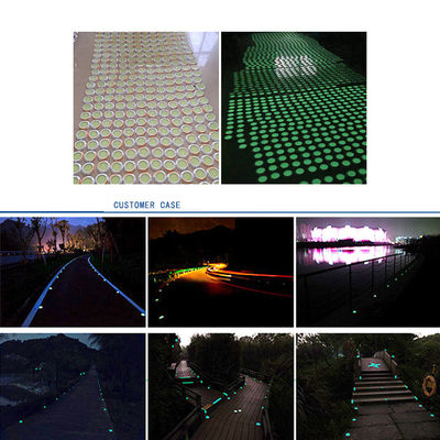 Selbst-lumineszierende Leuchtstoffplastikplattform beleuchtet Bahn-Fahrstraßen-Licht-Garten-Boden-Lampe im Freien