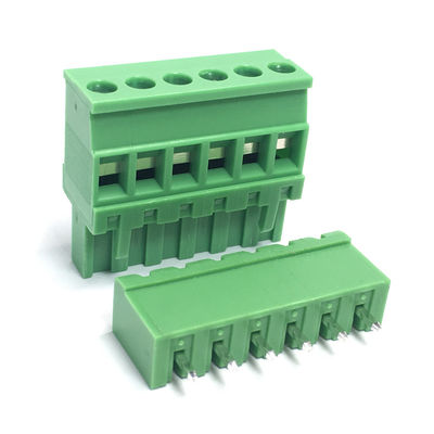 5.08mm Neigung PWB-Schraubklemme-Klemmenblöcke verstopfen gerades Pin Header Horizontal Wiring Entry