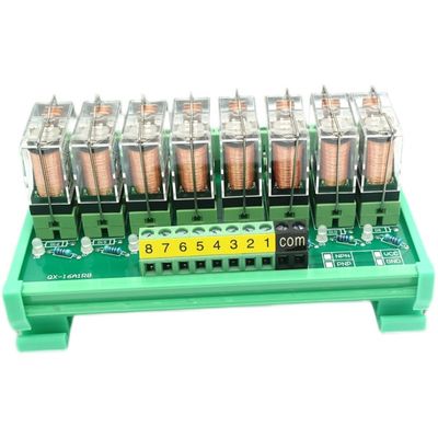 8 Möglichkeits-steckbares Relaisteil PLC-Ausgangsverstärker-Brett DC 12V 24V