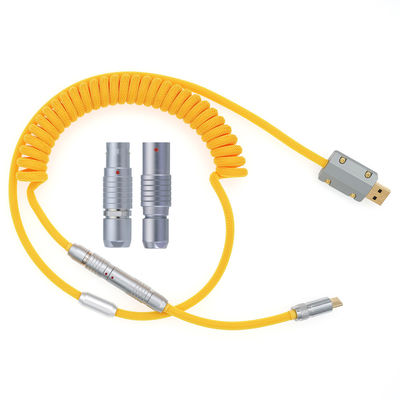 Hochleistungsverbindungsstück verband das mechanische Tastatur-Kabel, das Kreisstecker-Sockel ankoppelt