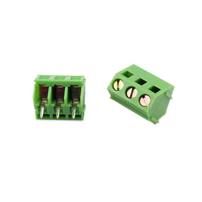 5.0mm Pitch PCB Lötverbindungen Schraubendurchgang 45° Seiteneingang