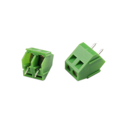 5.0mm Pitch PCB Lötverbindungen Schraubendurchgang 45° Seiteneingang