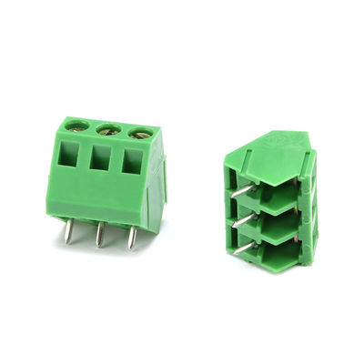5.0mm Pitch PCB Lötverbindungen Schraubendurchgang 45° Seiteneingang
