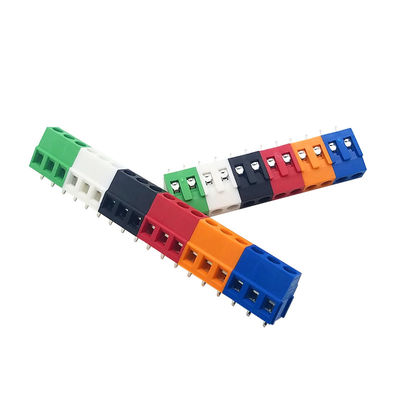 5.08mm Neigung PWB brachte Schraubklemme-Klemmenblöcke an, die 2P 3P Mehrfarben verband