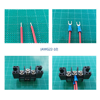 Zufuhr 600V 40A 100A 75A 150A durch an der Wand befestigte Neigung der Sperren-Verteiler-13.0mm 16.0mm 21.0mm 27.0mm