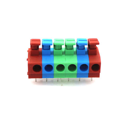 5.0mm Neigung Screwless-Frühlings-Klammern-Verteiler Jointable