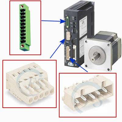 3.81mm Neigung PWB-Schraubklemme-Klemmenblöcke verstopfen + gestreckter Winkel Pin Header mit Flansch