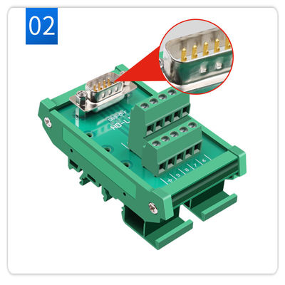 Pin Single End Male Female-Verbindungsstück-Verteiler-Ausbruch-Brett DB9 D Subventions-9