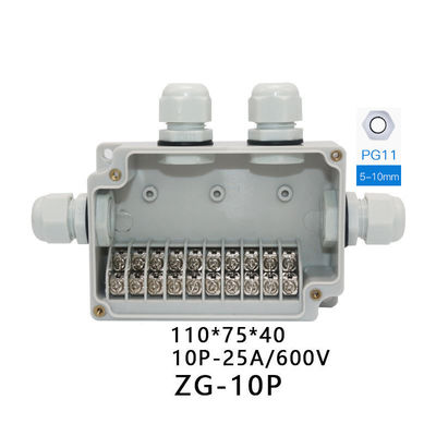 Weisen wasserdichte des IP65 Anschlusskasten-110*75*43mm Verteiler-elektrische der Einschließungs-10