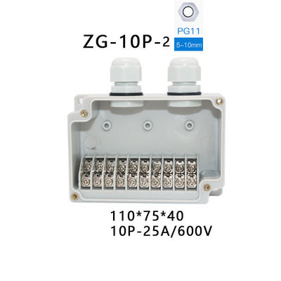Weisen wasserdichte des IP65 Anschlusskasten-110*75*43mm Verteiler-elektrische der Einschließungs-10