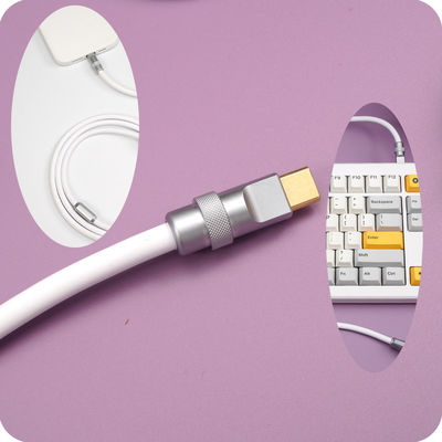 Art c-Metallverbindungsstück-Stecker-Shell Data Charge Cable For-Handy-mechanische Tastatur DIY-Ausrüstung USBs 3,1