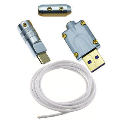 Art c-Metallverbindungsstück-Stecker-Shell Data Charge Cable For-Handy-mechanische Tastatur DIY-Ausrüstung USBs 3,1