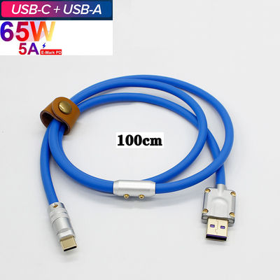 Art c-Metallverbindungsstück-Stecker-Shell Data Charge Cable For-Handy-mechanische Tastatur DIY-Ausrüstung USBs 3,1