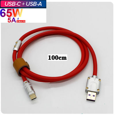 Art c-Metallverbindungsstück-Stecker-Shell Data Charge Cable For-Handy-mechanische Tastatur DIY-Ausrüstung USBs 3,1