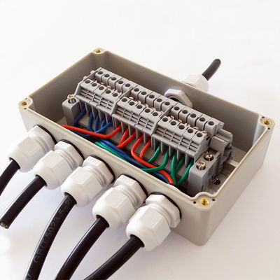 Wasserdichter Verteilungs-Verteiler-Anschlusskasten 158*90*60mm des elektrischen Kabel-IP65