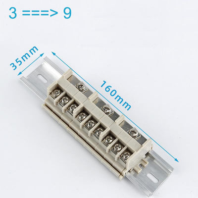 Stromversorgungs-Kabel-Verteilerplatten-Verteiler-Teiler LÄRM 300V 35A Schienen