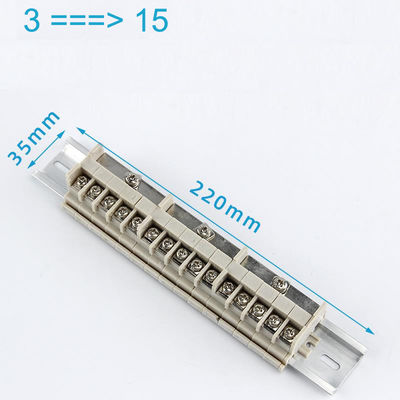 Stromversorgungs-Kabel-Verteilerplatten-Verteiler-Teiler LÄRM 300V 35A Schienen