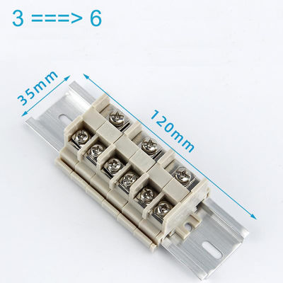 1 in 2 aus Kabel-Verteilungs-dem Aluminiumanschlusskasten wasserdicht mit Verteilern 120*80*55mm