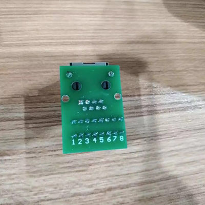 8 Pin Spring Crimping Terminal Blocks zu Netz RJ45 Jack Adapter PWB-Modul