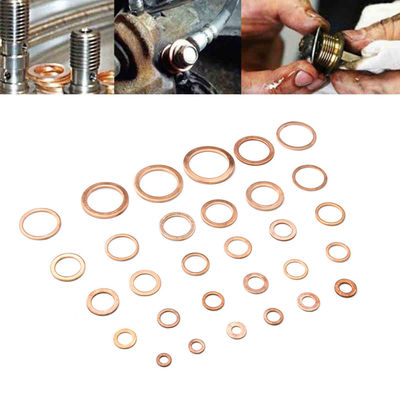 568pcs 30 sortiert metrische kupferne flache Ring Washer Gaskets Assortment Set-Ausrüstung IMPA813080