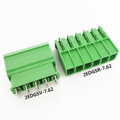 7.62mm verstopfen Abstandsteckbare Einsteckklemmenblöcke Schraubklemme-30Amp + Titel