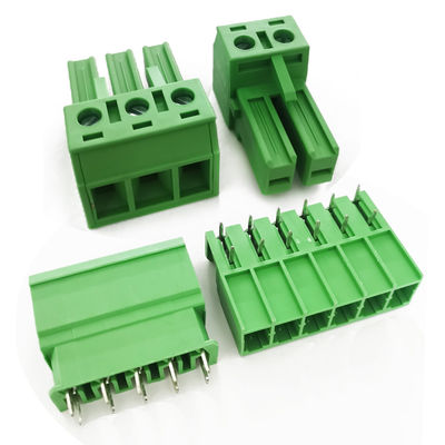7.62mm verstopfen Abstandsteckbare Einsteckklemmenblöcke Schraubklemme-30Amp + Titel