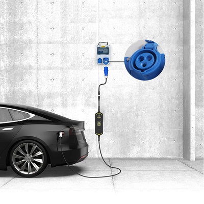 Im Freien elektrischer Kasten Plastikwechselstrom 380V - 400V des wasserdichten elektrischen Sockel-IP65