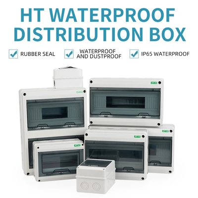 HT-5 8 12 15 18 24 Weisen-elektrische Einschließungs-Verteilungs-Plastikschalter-Kasten IP65 imprägniern