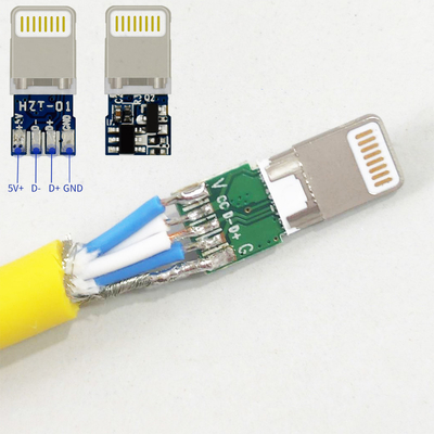 Art c-Metallverbindungsstück-Stecker-Shell Data Charge Cable For-Handy-mechanische Tastatur DIY-Ausrüstung USBs 3,1