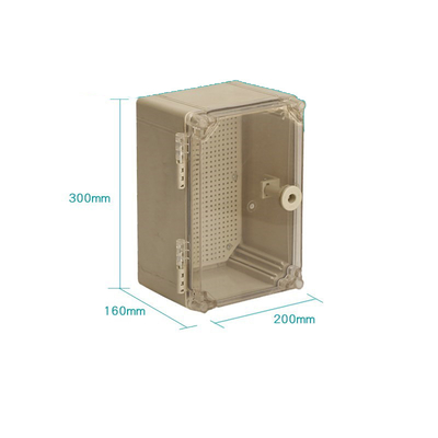 300*200*160mm wand-Anschlusskasten-Kasten wasserdichter elektrischer Einschließungs-IP65 Plastikim freien