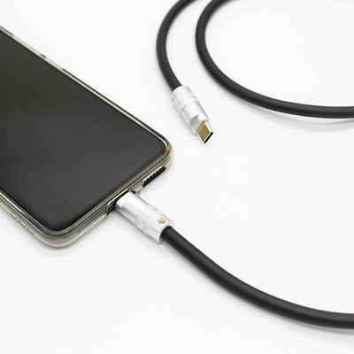 Art c-Gebührenkabel PD 100W DIY-Ausrüstungs-6mm O.D USB-C 3,1 aufladend für Laptop-Tablet-Telefone