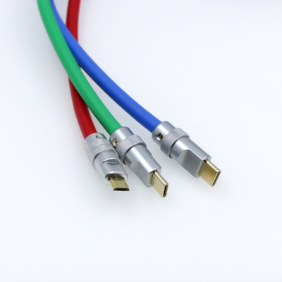 Art c-Gebührenkabel PD 100W DIY-Ausrüstungs-6mm O.D USB-C 3,1 aufladend für Laptop-Tablet-Telefone