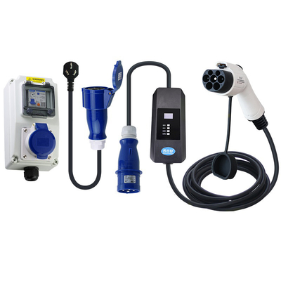 Die Elektro-Mobil-Aufladung verkabeln 32 Iec 62196-2 Kasten Amperes 220V-240V CEE Plug Car Charger Switch
