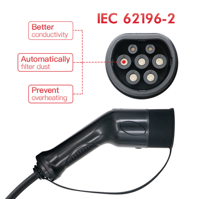 Die Elektro-Mobil-Aufladung verkabeln 32 Iec 62196-2 Kasten Amperes 220V-240V CEE Plug Car Charger Switch