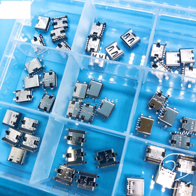 Art C Charing Flanschdose-Behälter 75pcs 120pcs des Hafen-Reparatur-Set-USB-C des Verbindungsstück-6P 16P 24P