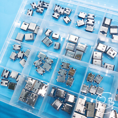 Art C Charing Flanschdose-Behälter 75pcs 120pcs des Hafen-Reparatur-Set-USB-C des Verbindungsstück-6P 16P 24P