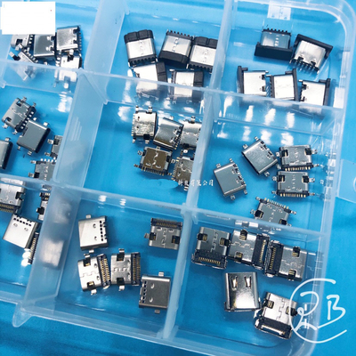 Art C Charing Flanschdose-Behälter 75pcs 120pcs des Hafen-Reparatur-Set-USB-C des Verbindungsstück-6P 16P 24P
