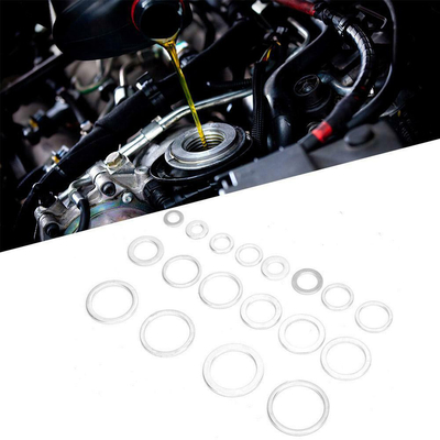 260pcs 13 sortiert metrische flache Ring Oil Drain Plug Washers-Dichtungs-Zusammenstellungs-Aluminiumausrüstung