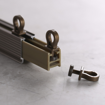 Bendable Plastikgebogener Vorhang Rod Track Rail Inner Pulley aluminium-Polen Hochleistungsfenster