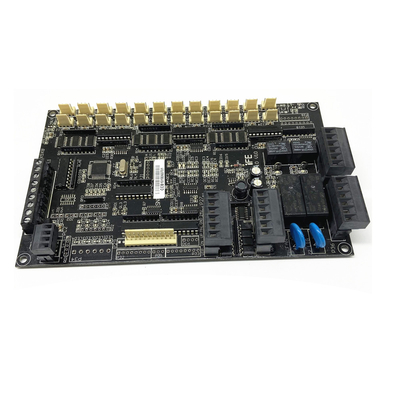 verstopfen steckbare Schraubklemme-Klemmenblöcke 5.08mm Neigung PWBs + rechtwinkliges Pin Header Black
