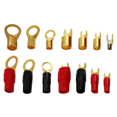 Audiofalz Ring Terminal Gold Plated 0GA/2GA /4GA /6GA /8GA/10GA