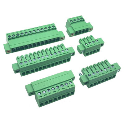 3.81mm Abstandineinander greifenflansch-Ankern-Schraubklemme-Klemmenblöcke