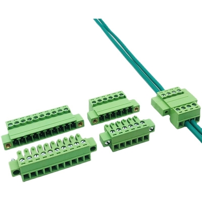 3.81mm Abstandineinander greifenflansch-Ankern-Schraubklemme-Klemmenblöcke