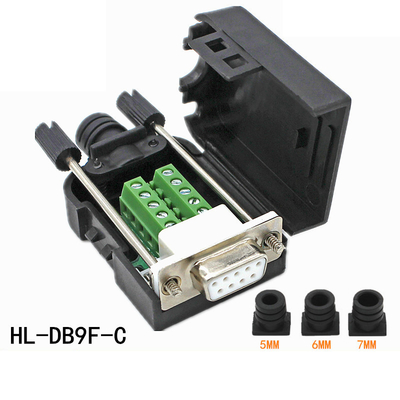 Subvention 9 DB9 D Verbindungsstücke serieller Schnittstelle Pin-RS232 zum Verteiler-Adapter mit Wohnung