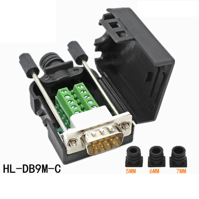 Subvention 9 DB9 D Verbindungsstücke serieller Schnittstelle Pin-RS232 zum Verteiler-Adapter mit Wohnung