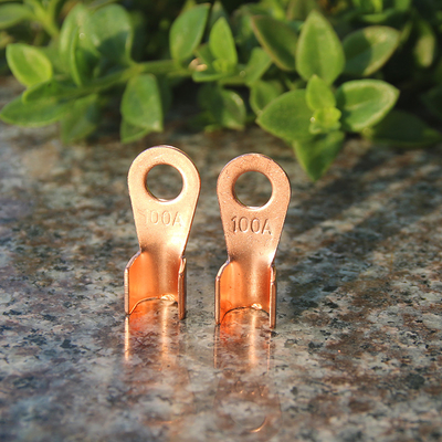 Offener Fass-Draht quetschverbinden kupfernen Ring Lug Terminals OT 5A zu 500A