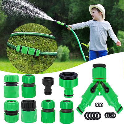 Plastikzoll der Garten-Wasser-Schlauch-Hahn-Verbindungsstück-schneller Schlauch-Adapter-Zusätze 1/2 3/4 Zoll