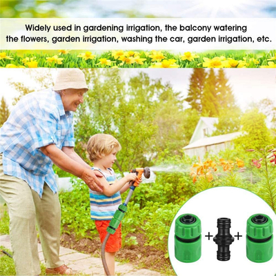 Plastikzoll der Garten-Wasser-Schlauch-Hahn-Verbindungsstück-schneller Schlauch-Adapter-Zusätze 1/2 3/4 Zoll