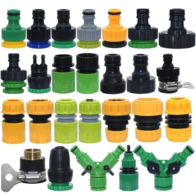 Plastikzoll der Garten-Wasser-Schlauch-Hahn-Verbindungsstück-schneller Schlauch-Adapter-Zusätze 1/2 3/4 Zoll