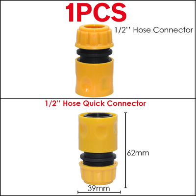 Plastikzoll der Garten-Wasser-Schlauch-Hahn-Verbindungsstück-schneller Schlauch-Adapter-Zusätze 1/2 3/4 Zoll